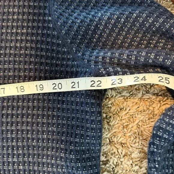 Smartwool Ripple Ridge Tick Stitch Men Size S Crew Sweater Blue Merino Wool Knit - Picture 5 of 6